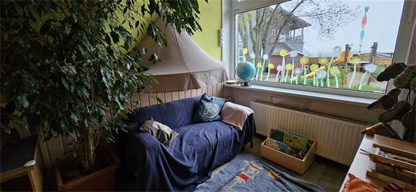 Leseecke in der Bärengruppe