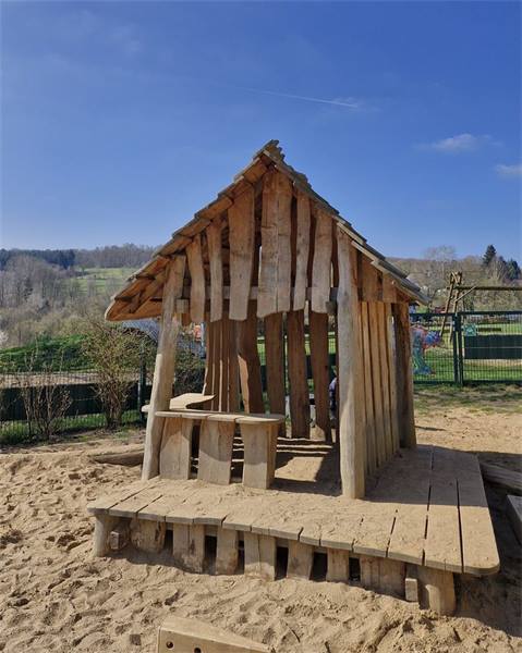 Häuschen am Sandkasten